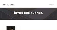 Desktop Screenshot of eceajanda.com