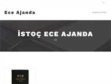 Tablet Screenshot of eceajanda.com